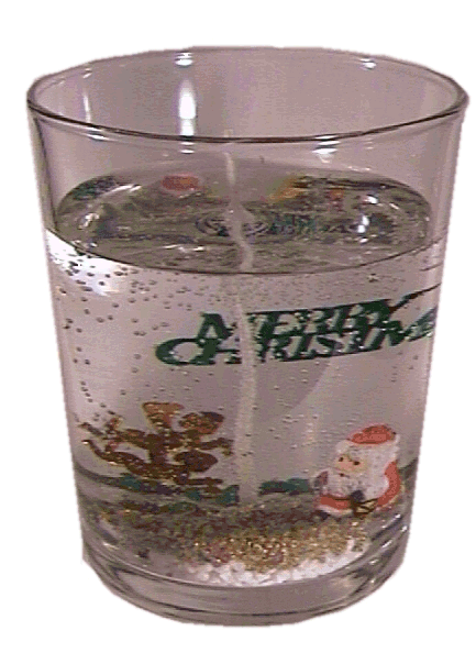 Gel�ljus - Merry Christmas