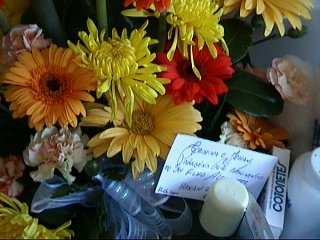 [ Flowers from Johan�s colleagues]