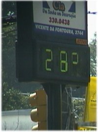 [ A very hot winter day on the way home]